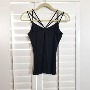 Boston Proper S strappy black tank. Washed but never worn.